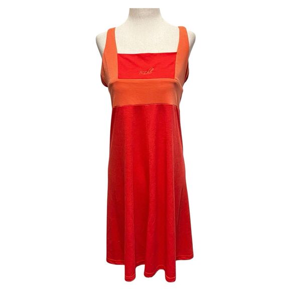 Kuhl Aerosoft Prima Tank Dress Coral/Orange Size Medium Outdoor UPF 30 Logo - Picture 2 of 8